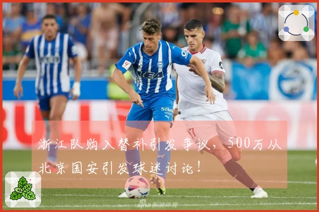 浙江队购入替补引发争议，500万从北京国安引发球迷讨论！